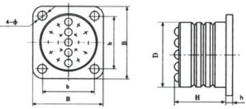 JHQ-C Series Mounting Dimensions